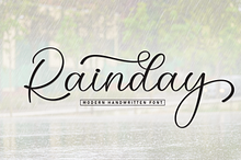 Rainday | Script Font