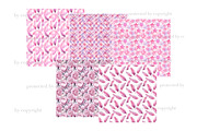 Pink Baby Girl Digital Paper, a Pattern Graphic by GlamArtZhanna (Thumbnail 3 of 3)