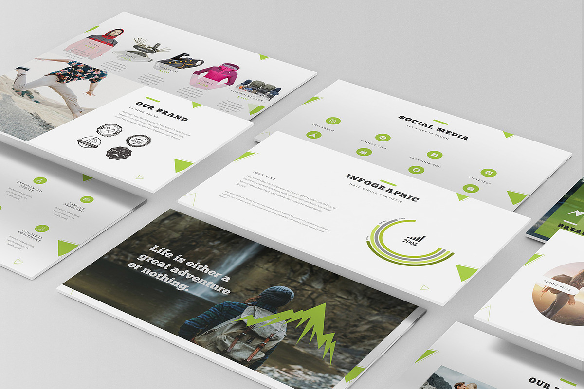 Adventure Shop Google Slide Template, a Presentation Template by Incools Stokie (Photo 5 of 11)