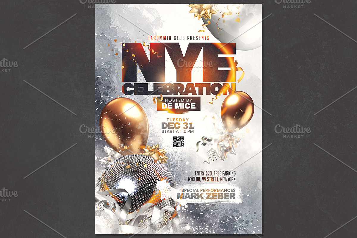 New Year Flyer, a Flyer Template by Tarommir (Photo 3 of 4)