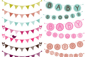 Bunting Photoshop Brushes