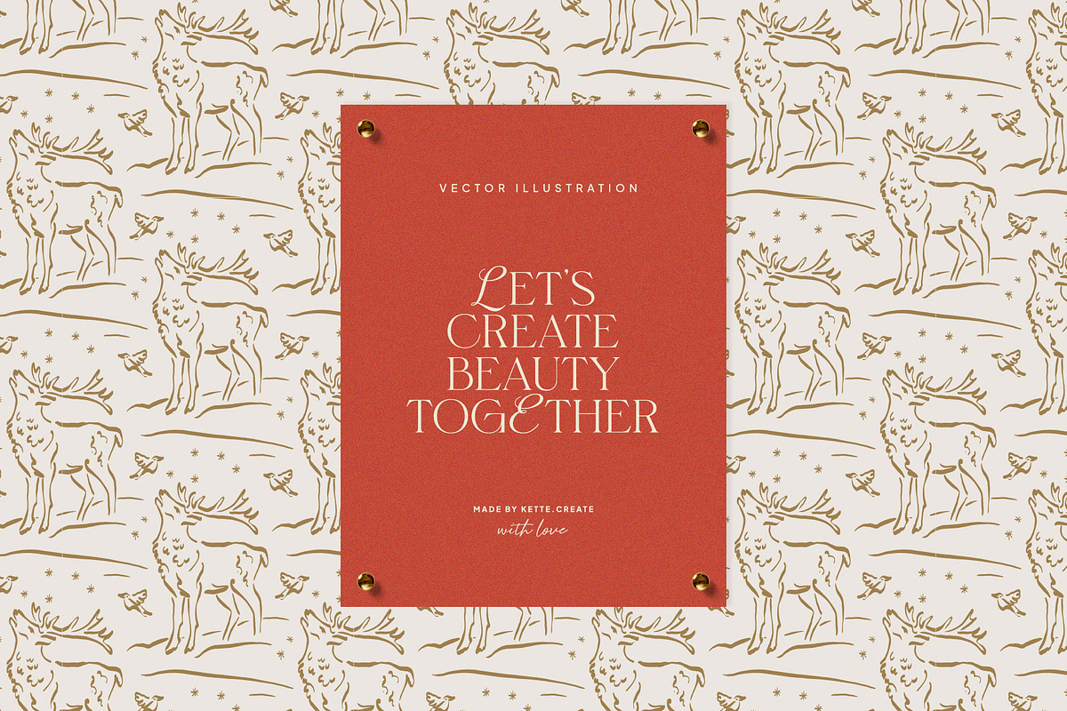 Vintage Christmas | Illustration Kit, a Seasonal Illustration by KetteCreate (Photo 11 of 11)
