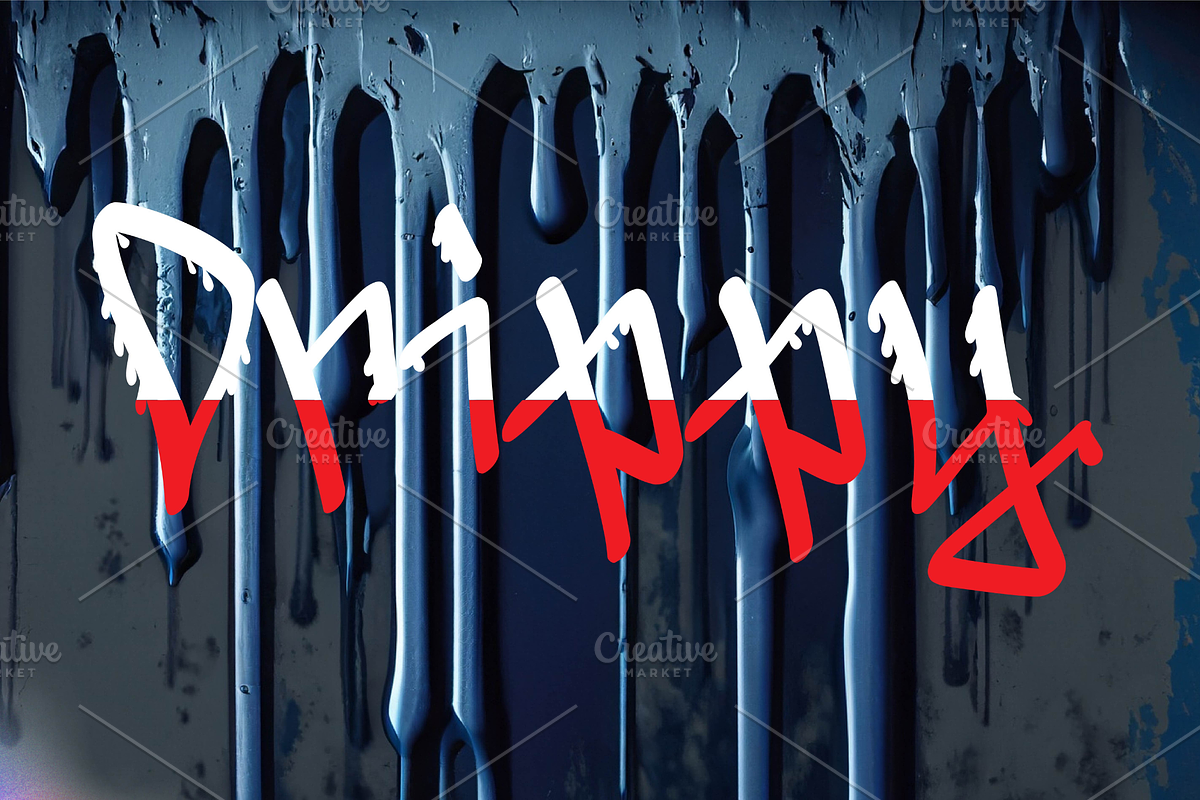 Graffiti Handwritten Display Font, a Slab Serif Font by Little Creative Scribbles (Photo 4 of 5)