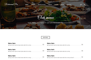 Restaurant Pro, a WordPress Template by Seo Themes (Thumbnail 2 of 3)