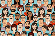 Avatars and patterns, a Pattern Graphic by ianakauri (Thumbnail 8 of 12)