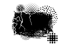 Splatter Paint Texture with cracks