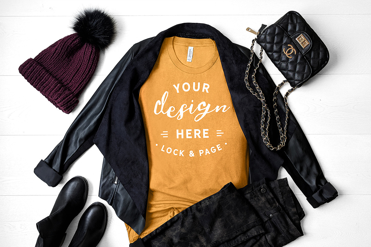 T-Shirt Mockup Bundle Bella Canvas, a Shirt Mockup by lock and page (Photo 13 of 71)