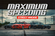 Racing Power Futuristic Speed Font, a Sans Serif Font by Ronny Studio (Thumbnail 4 of 8)