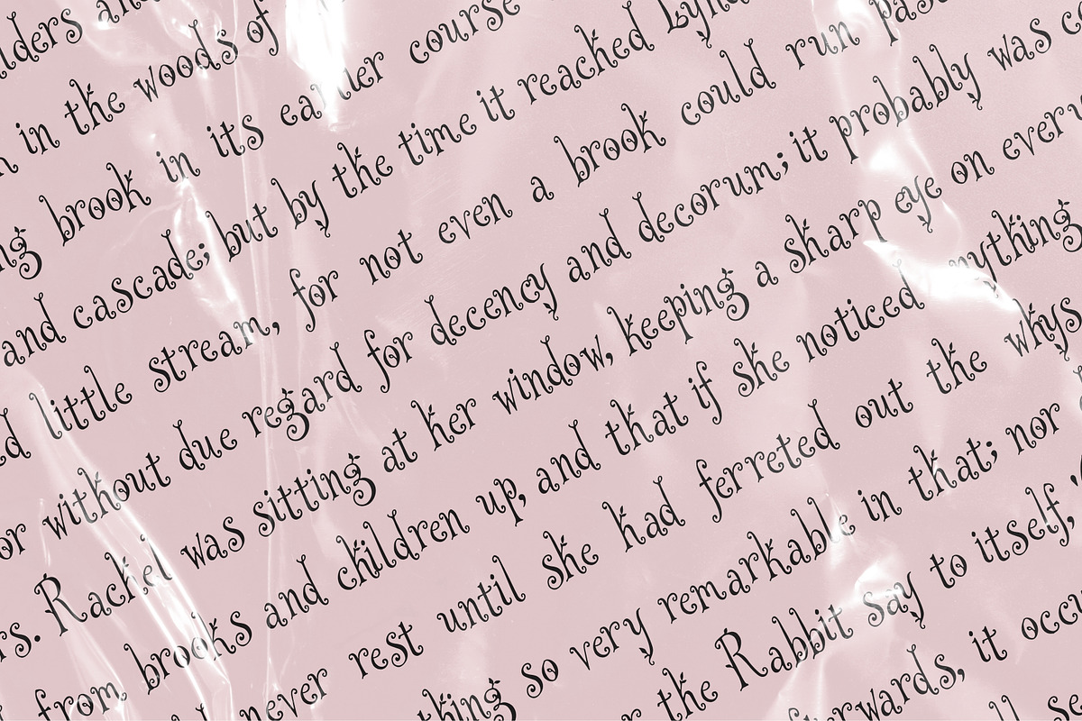 Garden Got In Tendril Display Font, a Handwritten Font by The October Creative (Photo 4 of 8)