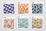Abstract Flowers Seamless Patterns, a Pattern Graphic by Kotulska (Thumbnail 3 of 9)