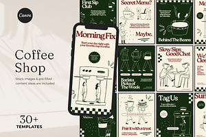30 Coffee Instagram Posts & Stories