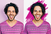 Cartoon funny face vector art effect, an Action Add-On by Shovajit (Thumbnail 4 of 10)