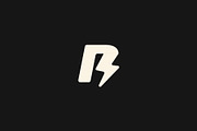 Letter B Bolt Logo Vector Design, a Branding & Logo Template by Vectoryzen (Thumbnail 1 of 2)
