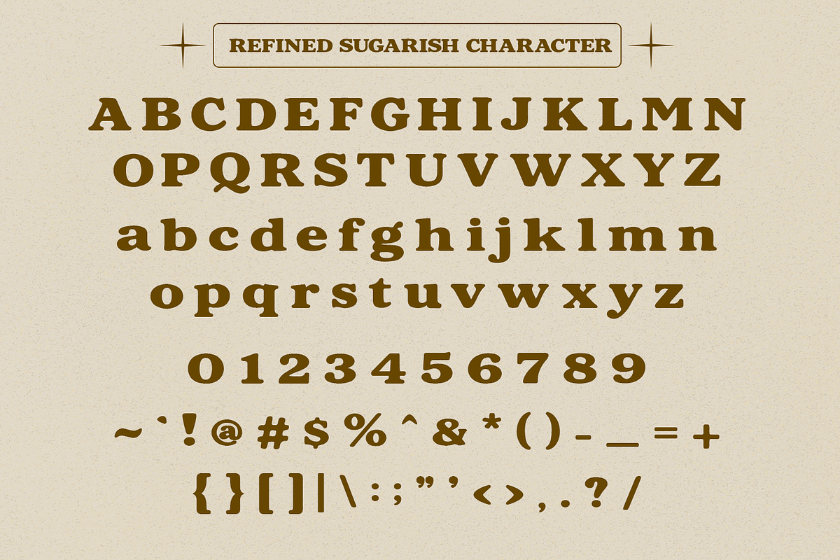 Refined Sugarish – Retro Sweet 70s, a Serif Font by Black Junst (Photo 9 of 10)