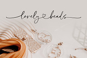 Midnight Anthem heart swashes font, a Handwritten Font by supfonts (Thumbnail 2 of 9)