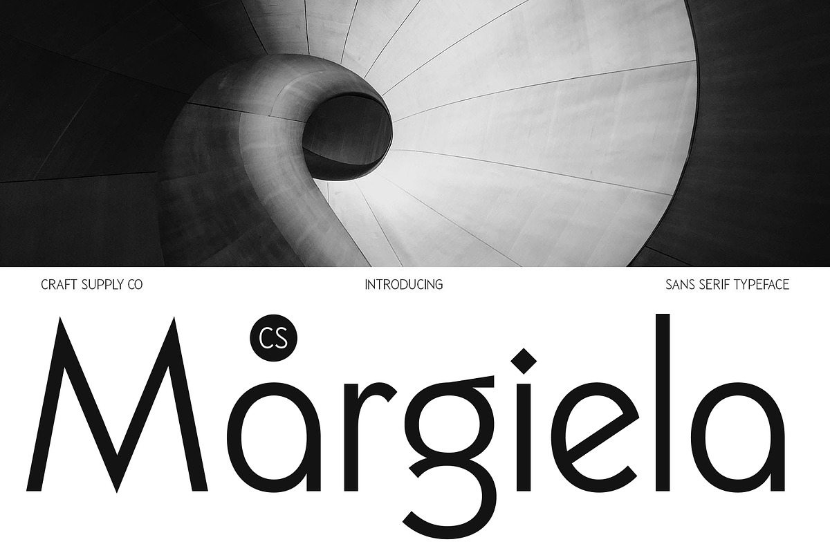 CS Margiela – Contemporary Font, a Sans Serif Font by Craft Supply Co. (Photo 1 of 8)