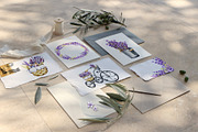 Provence Lavender watercolor clipart, a Decorative Illustration by Artmanata (Thumbnail 8 of 14)