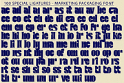 Marketing Packaging Font, a Sans Serif Font by 177Studio (Thumbnail 7 of 8)