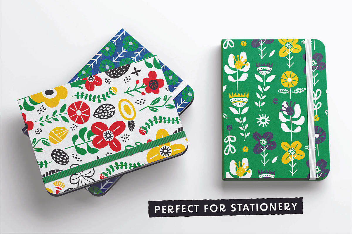 Fruity Floral Folk Collection, a Pattern Graphic by rouxsupplyco (Photo 9 of 12)