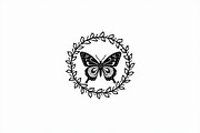 8 Butterfly Vector Collection, an Illustration by hafijul (Thumbnail 4 of 9)