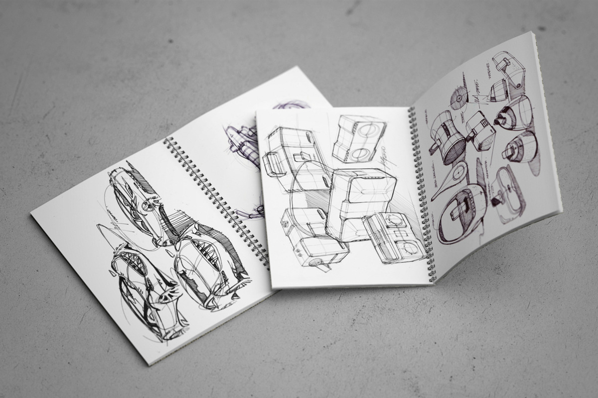 Sketchbook / Notebook Mock-Up, a Print Template by MassDream (Photo 9 of 13)