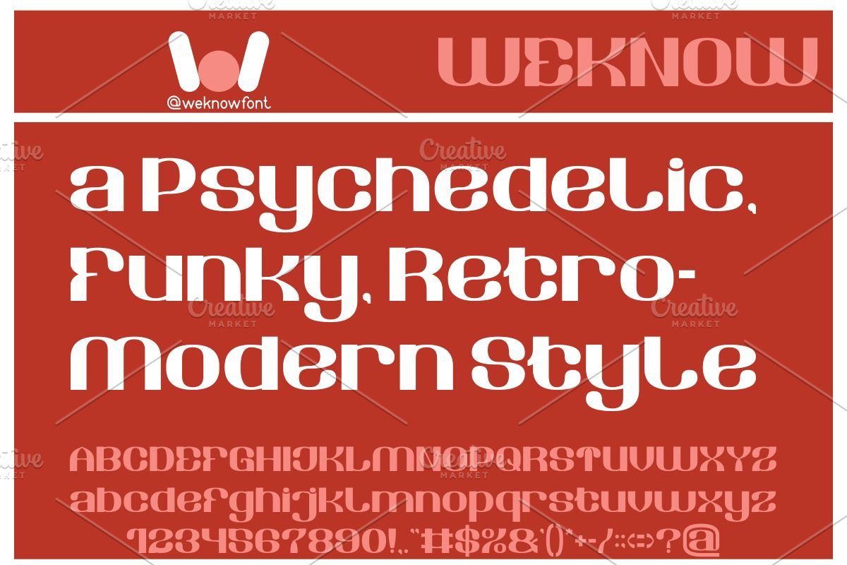 Retrospective font, a Font by weknow (Photo 3 of 8)