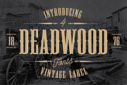 Deadwood Vintage Typeface w/Bonus, a Serif Font by K Randall Wilcox (Thumbnail 1 of 7)