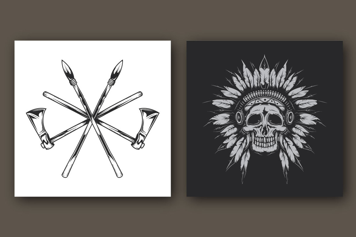 Dead Chief Collection, an Object Illustration by VozzyStock