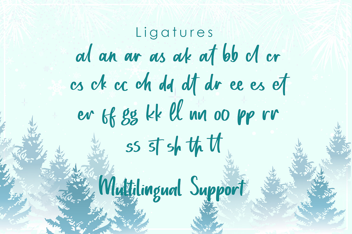 Mistletoes - Handwritten Brush Font preview 7
