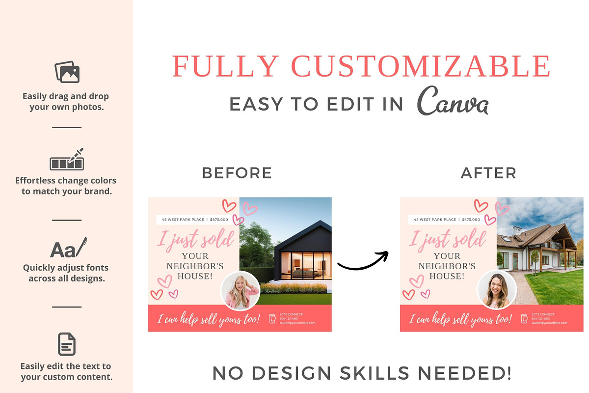 Valentine’s Real Estate Postcard, a Flyer Template by Ciera Design Templates (Photo 3 of 6)