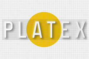 Platex, a Font by Aarley Kaiven
