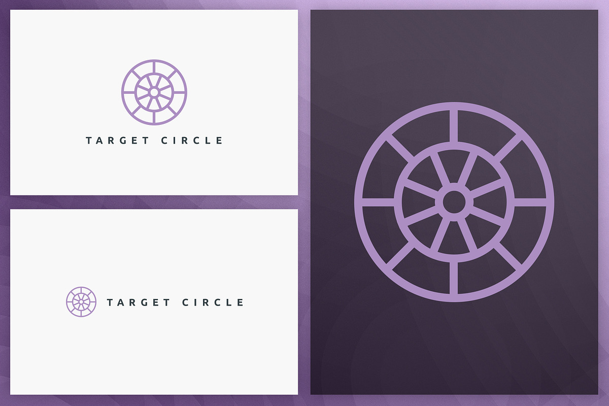 20 Circle geometric logos - outline, a Branding & Logo Template by VP Fonts (Photo 6 of 21)