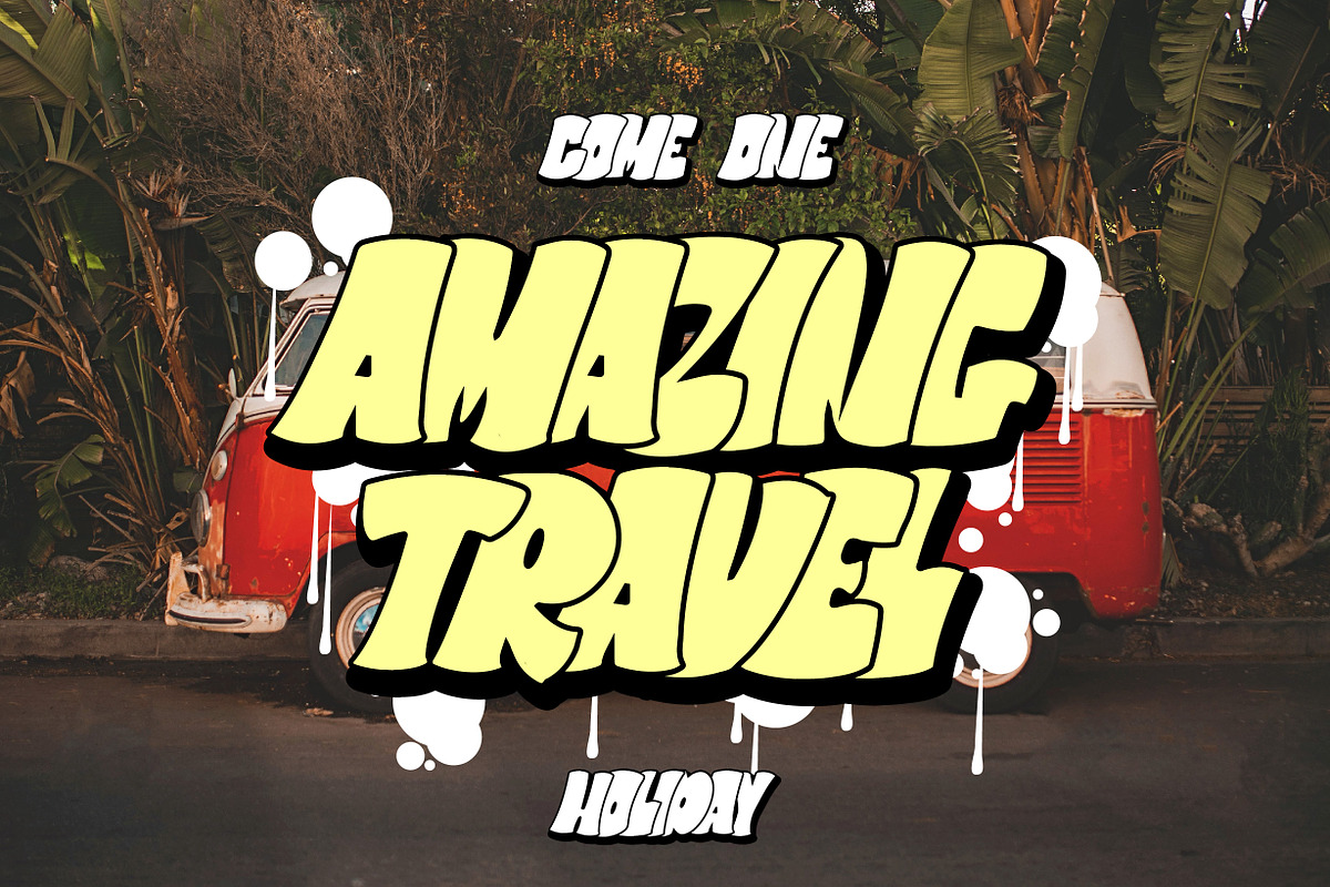 Rustel pocket -  A Graffiti font, a Handwritten Font by NuType (Photo 5 of 9)