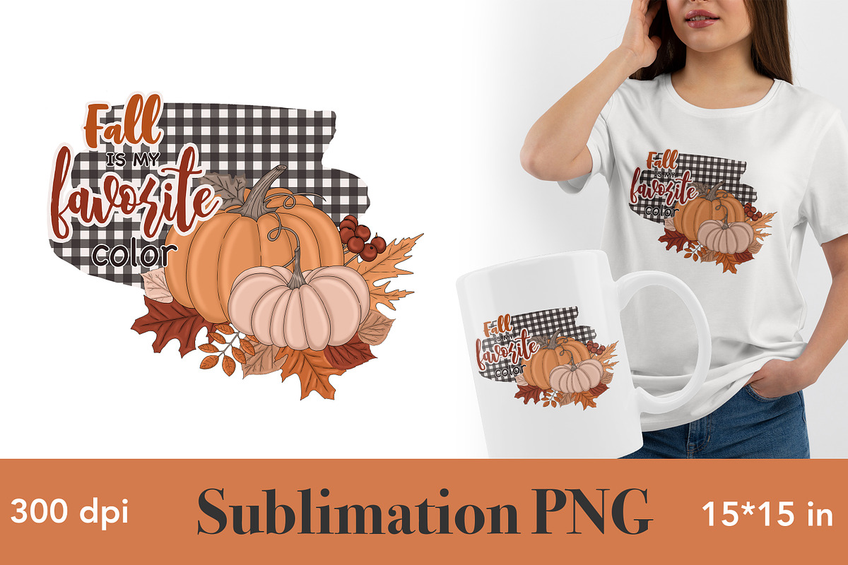 Autumn Bright Sublimation PNG Bundle, a Seasonal Illustration by GlamArtZhanna (Photo 8 of 13)