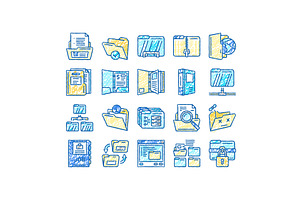 folder paper business file empty, an Object Illustration by pikepicture