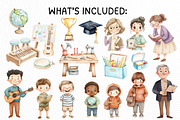 School Life Clipart Bundle, an Illustration by PassionPNGcreation (Thumbnail 3 of 11)