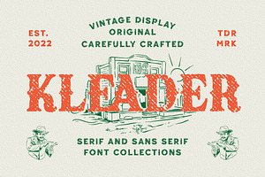 Kleader - Display Font