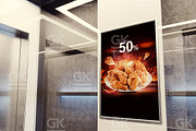 Animated Elevator / Poster Mock-up, a Product Mockup by GK Creative (Thumbnail 5 of 8)