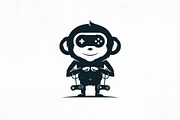 Monkey Games Vector Logo Template, a Branding & Logo Template by vectorwithin (Thumbnail 1 of 4)