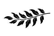Botanical Leaf Silhouette Bundle, an Illustration by yasushie (Thumbnail 11 of 51)