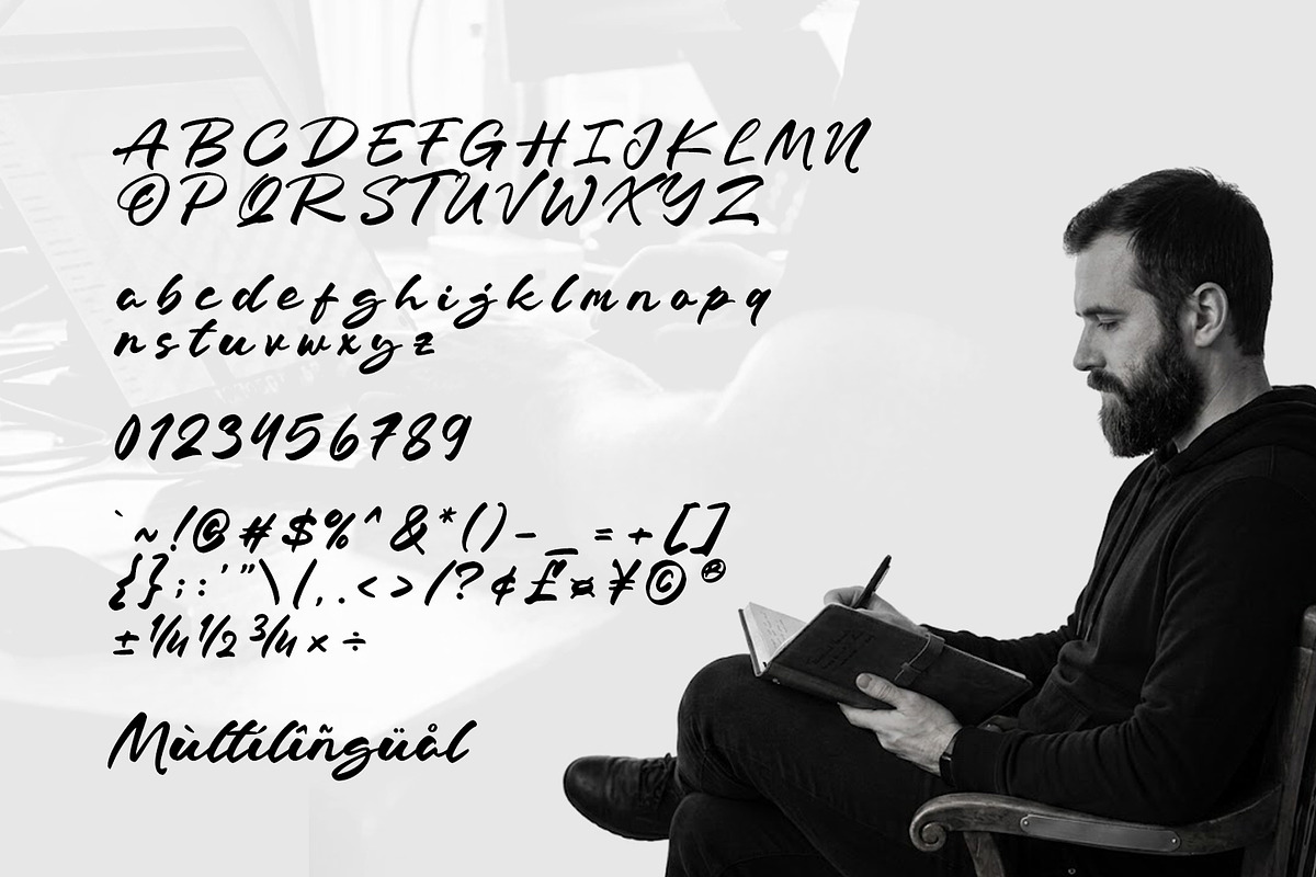 Baleday - A Modern Script, a Script Font by khurasan (Photo 7 of 7)