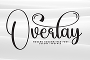 Overlay | Script Font, a Handwritten Font by Scratchones (Thumbnail 1 of 9)