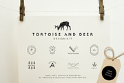 Tortoise and Deer Design Kit, a Branding & Logo Template by Emma Make (Thumbnail 1 of 12)