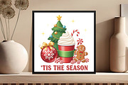 Tis the Season Christmas PNG, an Illustration by Black Bird Studio (Thumbnail 4 of 4)