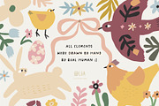 Easter | 490 hand drawn elements, a Seasonal Illustration by Olia (Thumbnail 6 of 13)