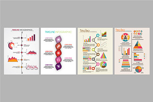 Timeline Infographics Bundle.