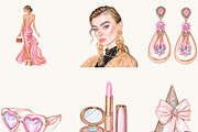 Girls Night Out Clipart Bundle, a Person Illustration by BusyDaydesign (Thumbnail 5 of 9)