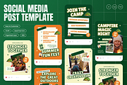 Fun Camp Vibes Instagram Post, a Social Media Template by Annora Studio (Thumbnail 1 of 6)