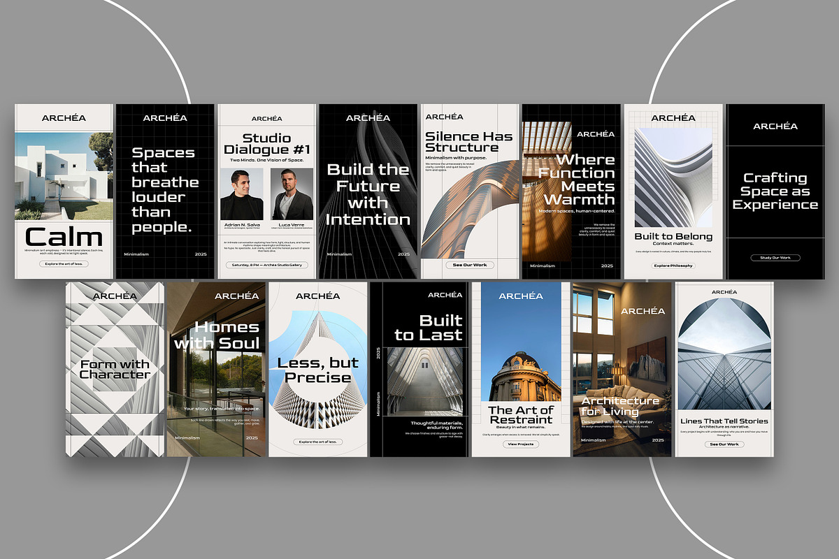 Archéa – Social Media Kit, a Social Media Template by Nenjo Studio (Photo 4 of 5)