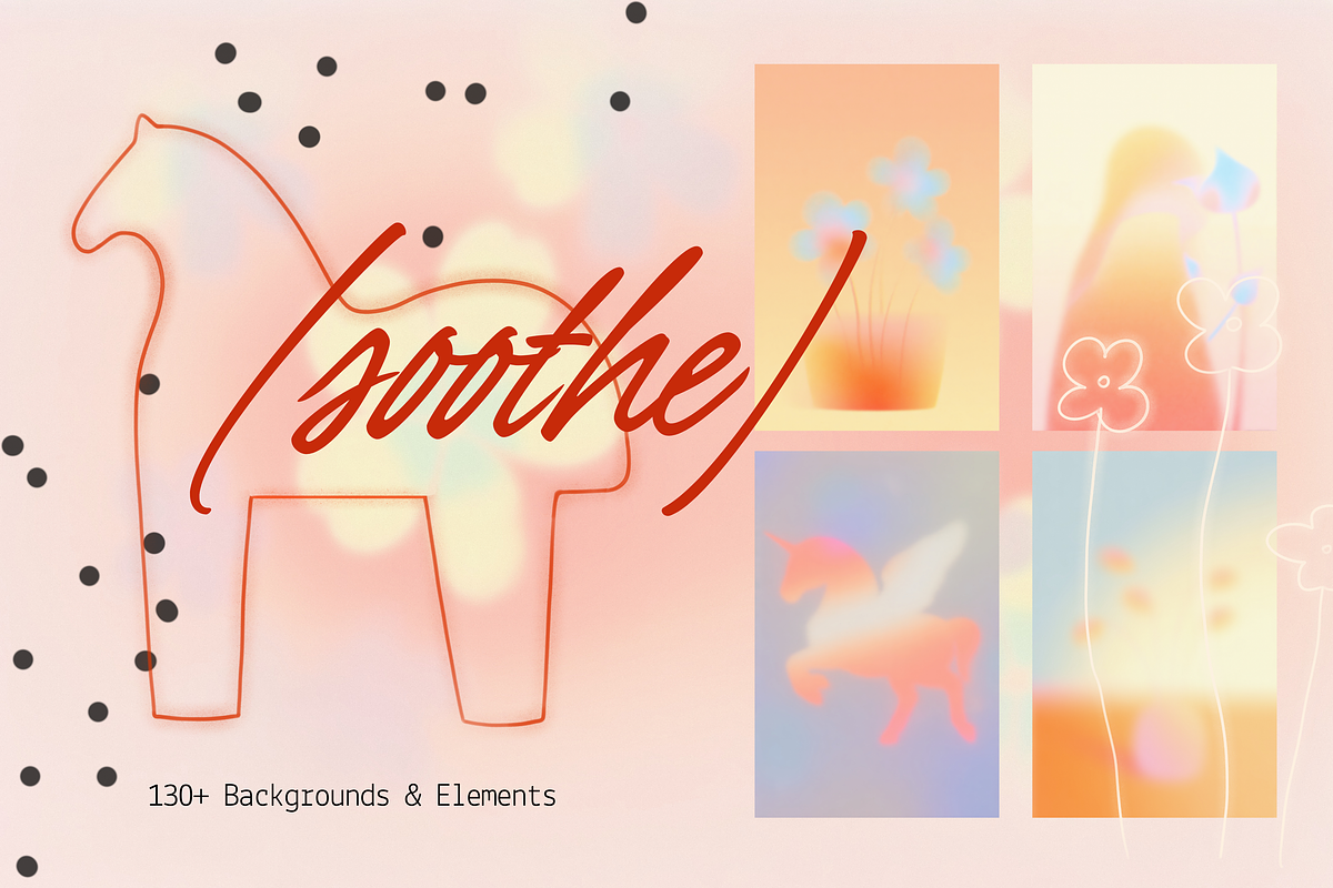 SOOTHE Blurry Backgrounds & Elements, a Background Graphic by Veyla (Photo 1 of 27)